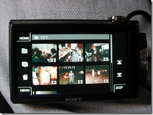 Sony DSC-T500 Grid View